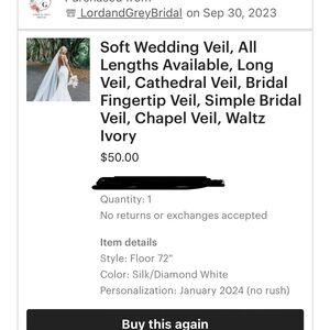 Cathedral Wedding Veil